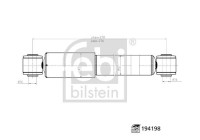 Shock absorber 194198 FEBI