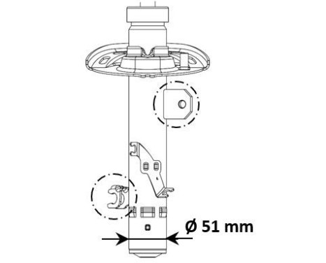 Shock Absorber 3338004 Kayaba