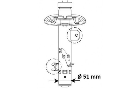Shock Absorber 3338005 Kayaba