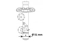 Shock absorber 3338056 Kayaba
