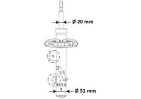 Shock absorber 3338057 Kayaba