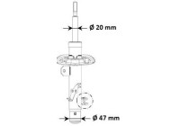 Shock absorber 3348099 Kayaba