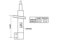 Shock absorber 3348142 Kayaba