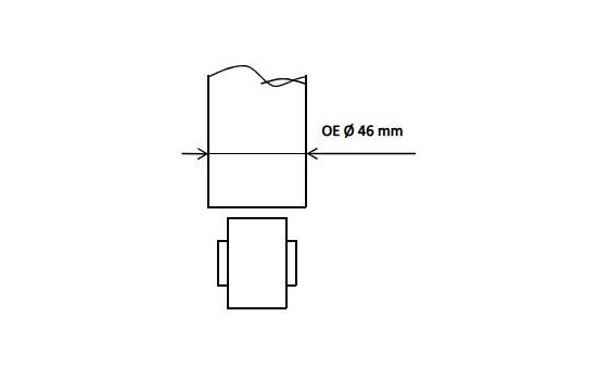 Shock absorber 3410135 Kayaba