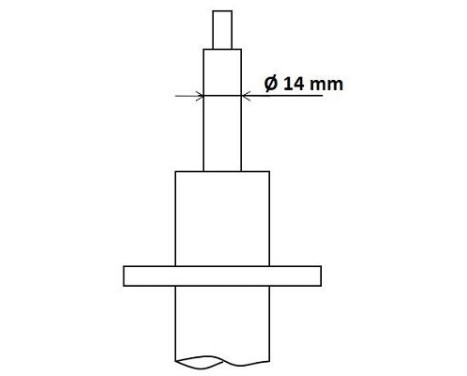 Shock absorber 3418009 Kayaba