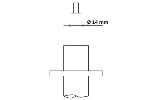 Shock absorber 3418009 Kayaba