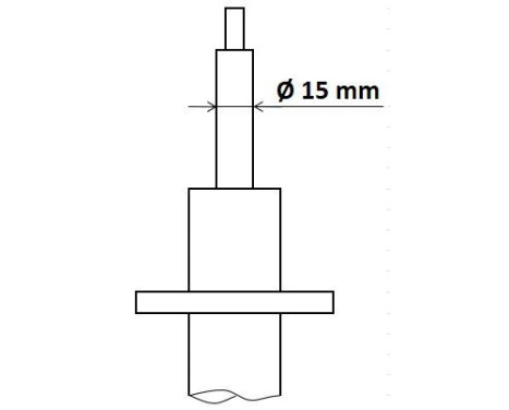Shock absorber 3418013 Kayaba