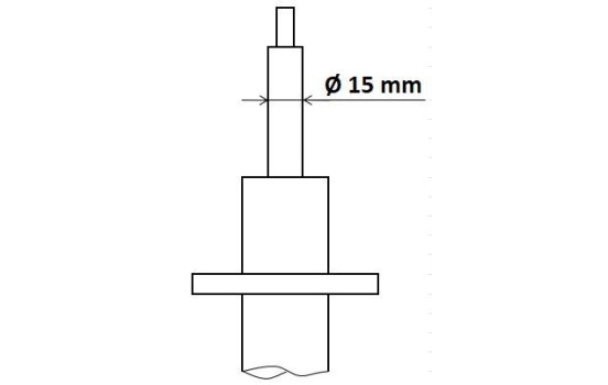 Shock absorber 3418014 Kayaba