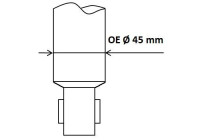 Shock absorber 3418018 Kayaba