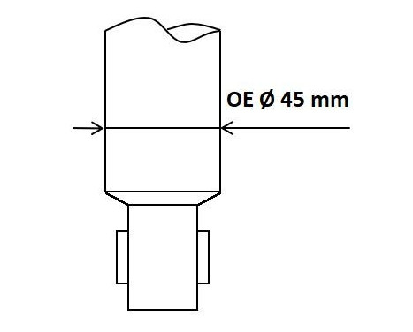Shock absorber 3418018 Kayaba