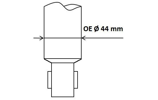 Shock absorber 3438023 Kayaba