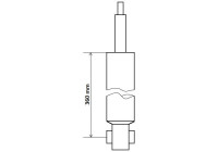 Shock absorber 3440038 Kayaba