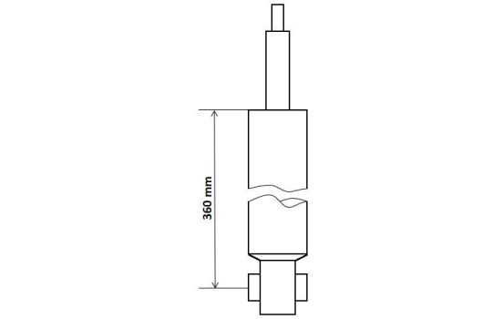 Shock absorber 3440038 Kayaba