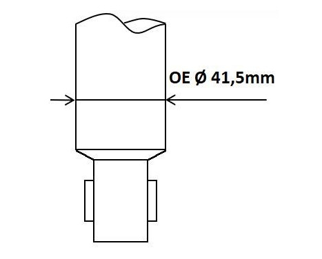 Shock absorber 3440229 Kayaba