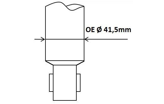 Shock absorber 3440229 Kayaba