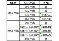 Shock absorber 3450003 Kayaba