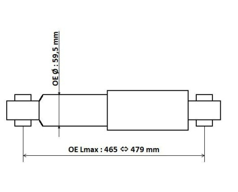 Shock absorber 3450023 Kayaba, Image 2
