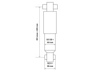 Shock absorber 3450036 Kayaba