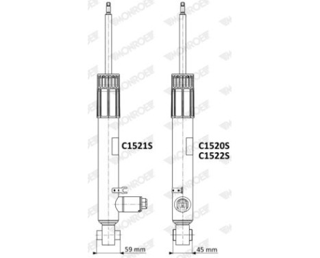 Shock absorber C1521S Monroe
