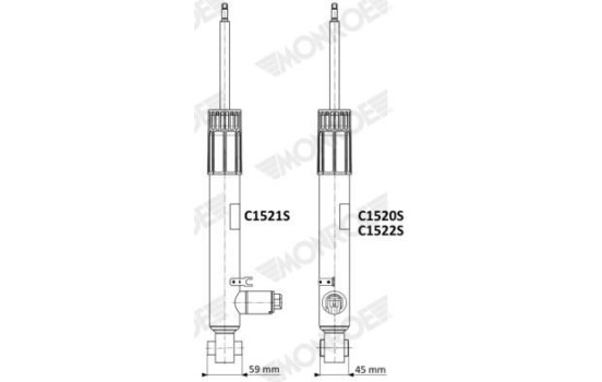 Shock absorber C1521S Monroe
