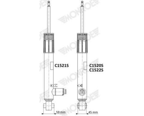 Shock absorber C1522S Monroe