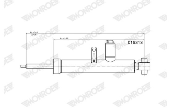 Shock absorber C1531S Monroe