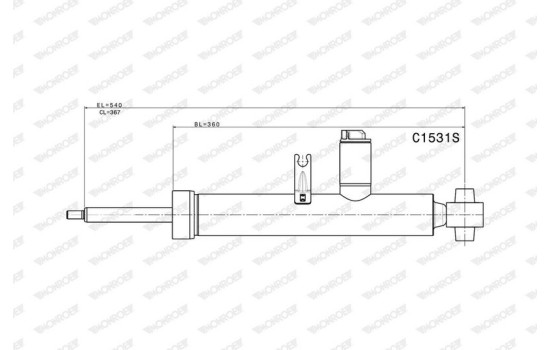 Shock absorber C1531S Monroe