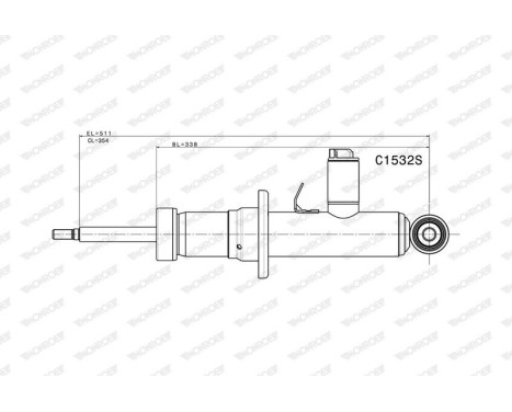 Shock absorber C1532S Monroe, Image 2