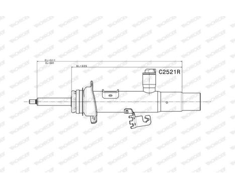 Shock absorber C2521R Monroe, Image 2