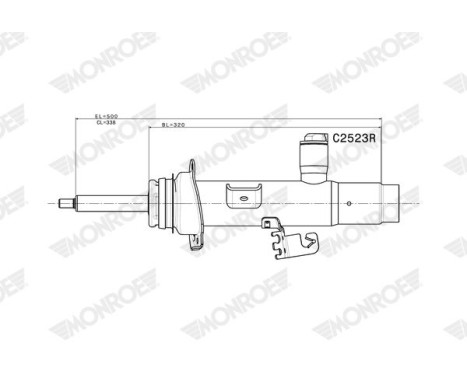 Shock absorber C2523R Monroe, Image 2