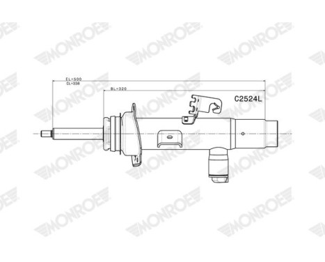 Shock absorber C2524L Monroe, Image 2
