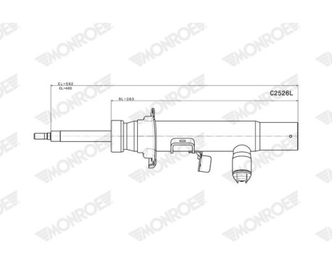 Shock absorber C2526L Monroe, Image 2