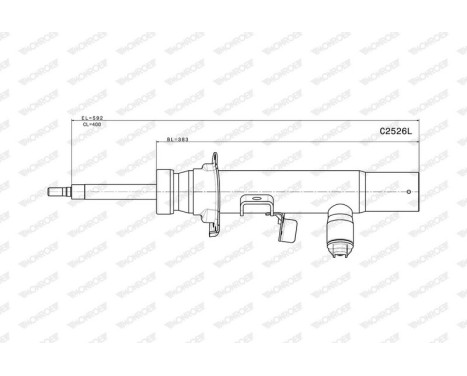 Shock absorber C2526L Monroe, Image 2