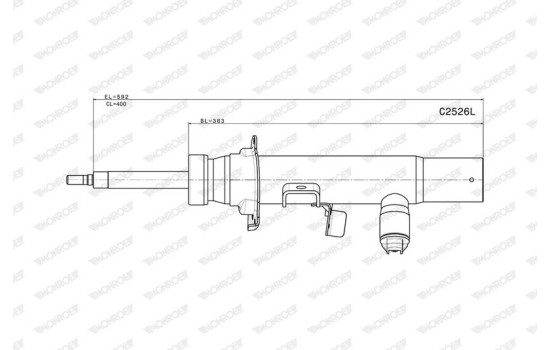 Shock absorber C2526L Monroe, Image 2