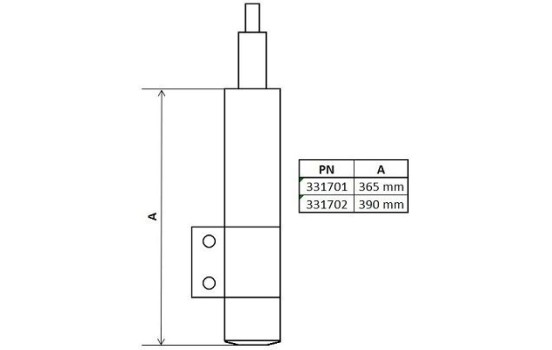 Shock Absorber Excel-G 331702 Kayaba, Image 2