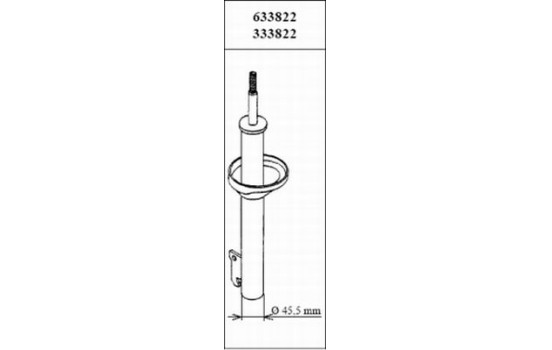 Shock Absorber Excel-G 333822 Kayaba, Image 3