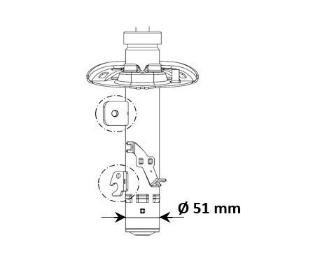 Shock Absorber Excel-G 3348012 Kayaba