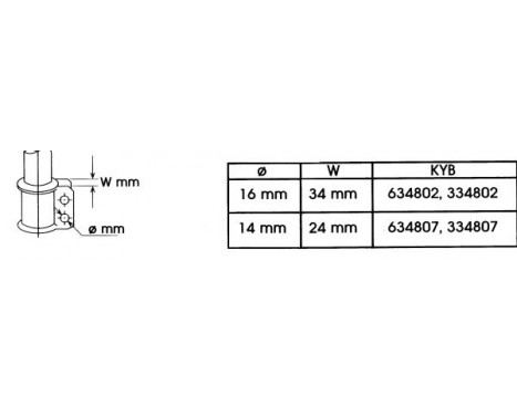 Shock Absorber Excel-G 334802 Kayaba, Image 3