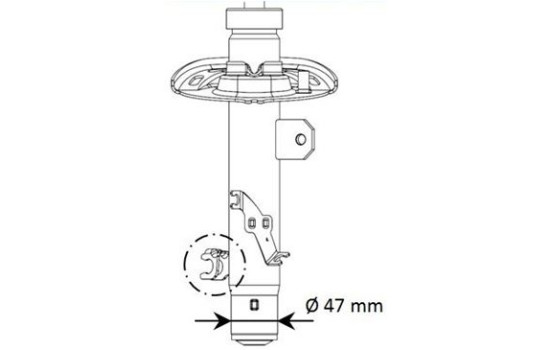 Shock Absorber Excel-G 339800 Kayaba, Image 2