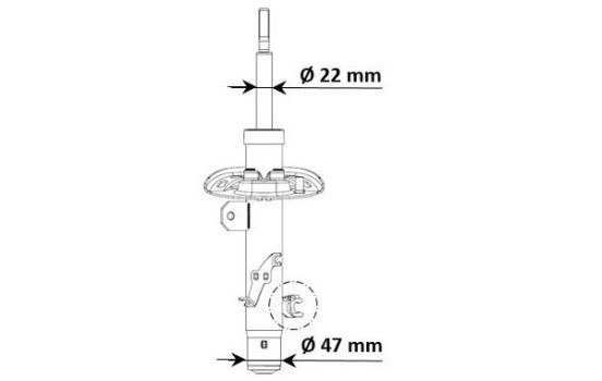 Shock Absorber Excel-G 339802 Kayaba, Image 2