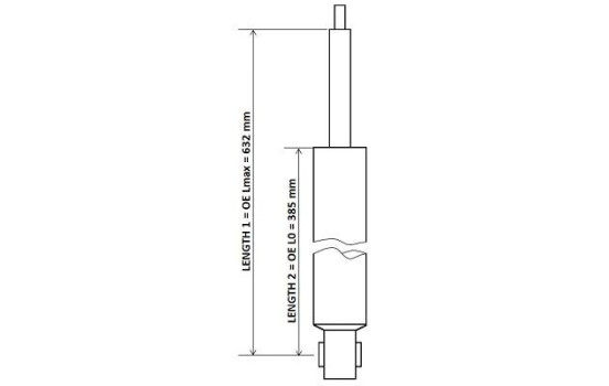 Shock Absorber Excel-G 343328 Kayaba, Image 3