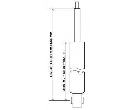 Shock Absorber Excel-G 343348 Kayaba, Image 3