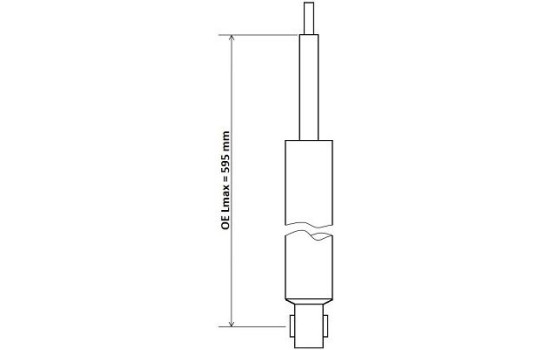Shock Absorber Excel-G 343836 Kayaba, Image 2
