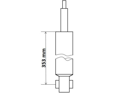 Shock Absorber Excel-G 343836 Kayaba, Image 3