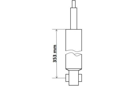 Shock Absorber Excel-G 343836 Kayaba, Image 3