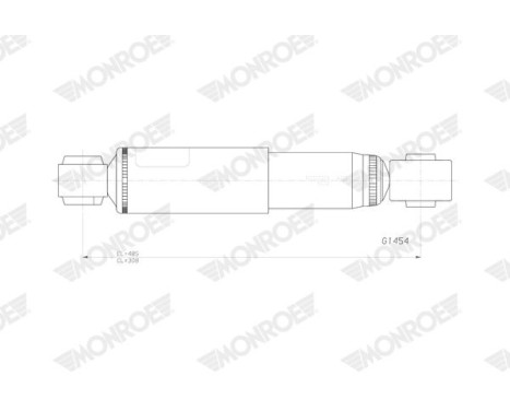 Shock absorber G1454 Monroe, Image 2