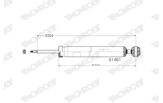 Shock absorber G1461 Monroe