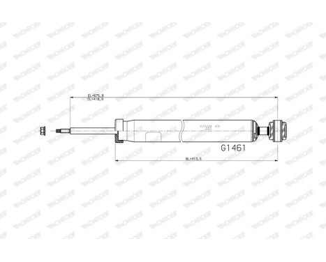Shock absorber G1461 Monroe