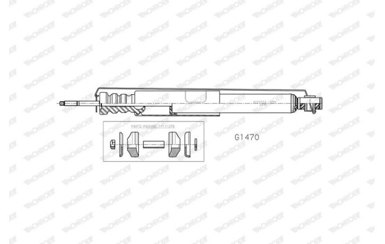 Shock absorber G1470 Monroe