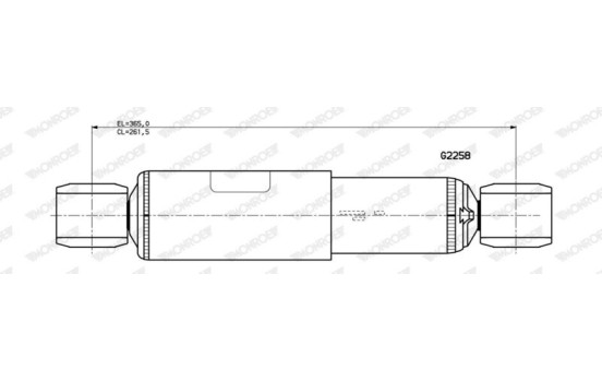Shock absorber G2258 Monroe, Image 2
